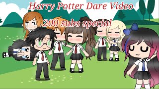 Harry Potter Dares 200 subs special Part OneiCherry Pls read desc [upl. by Aleciram]