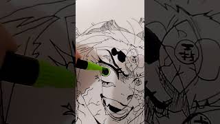 Drawing Letter quotDquot DAKI  demonslayer kimetsunoyaibadrawing art drawing daki gyutaro [upl. by Firooc]