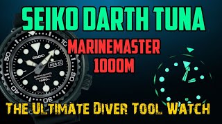 ⭐SEIKO MARINEMASTER 1000m⭐ DARTH TUNA ⭐ SBDX011 Watch Review  The Watcher [upl. by Awuhsoj]