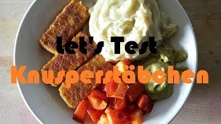 Lets Test  Aldi Süd Knusperstäbchen Vegan [upl. by Garap]