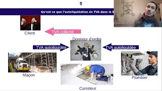 Autoliquidation de la TVA auto entrepreneur en cas de soustraitance dans le BTP [upl. by Kurtzman]