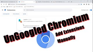 Add Extensions to Ungoogled chromium [upl. by Oicinoid]