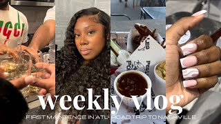 WEEKLY VLOG MY FIRST MAINTENANCE IN ATLANTA  ROAD TRIP TO NASHVILLE  FREAKNIK AT FISK [upl. by Hawley]