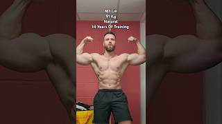 NATURAL BODYBUILDER 14 YEARS TRAINING 🔥💯 shorts naturalbodybuilding [upl. by Rafferty]