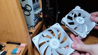 Ставим IDCooling TF12025White в Enermax T50 AXE ARGB White [upl. by Remos]