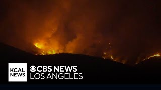 Evacuations underway as 7000 acre Line Fire continues to burn in San Bernardino County [upl. by Fishbein]