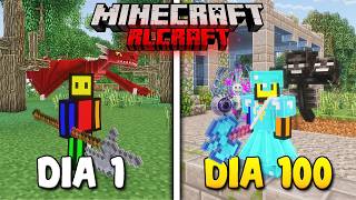 Sobreviví 100 días en RLCraft  El Minecraft MÁS DIFÍCIL [upl. by Ellenahs]