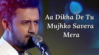 Musafir Lyrics  Atif Aslam Palak Muchhal [upl. by Neisa948]