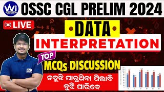 DATA INTERPRETATION  Top MCQs Discussion with Tricks  OSSC CGL PRELIM 2024  ossc ossccgl2024 [upl. by Rowen621]