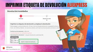 Cómo imprimir la etiqueta de devolución de AliExpress  Devolver producto en AliExpress 2024 [upl. by Brott197]