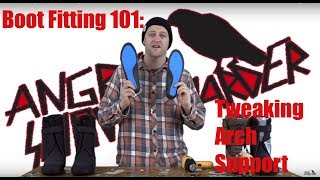 Boot Fitting 101 Tweaking Your Aftermarket Insoles Arch [upl. by Angil505]