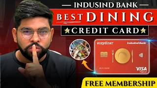 Best Credit Card for Dining India  Indusind Bank Eazydiner Credit Card  Best Dining Credit Card 🤗 [upl. by Llerdnod185]