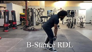 Dumbbell BStance RDL [upl. by Yentrok]