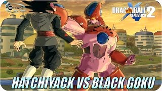 Hatchiyack VS Black Goku  Dragon Ball Xenoverse 2 mod [upl. by Salazar]