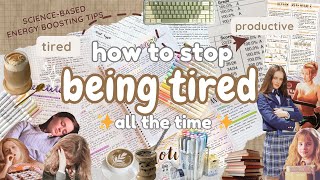 How to study after school when TIRED✨🥱 study tips energy hacks study motivation [upl. by Novert]