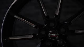 BORBET LX black matt spoke rim polished [upl. by Yrannav]