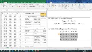 Multiple Linear Regression in Excel  Interpretation and Variable Selection  Find Best Fit Model [upl. by Ymarej198]