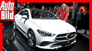 Mercedes CLA CES 2019 Weltpremiere  Vorstellung  Sitzprobe [upl. by Einrae187]