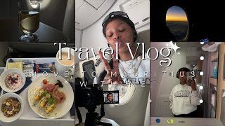 travel vlog  move to mauritius with me [upl. by Yer845]