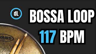 Bossa Nova Drum Groove Loop 117 BPM [upl. by Redla226]