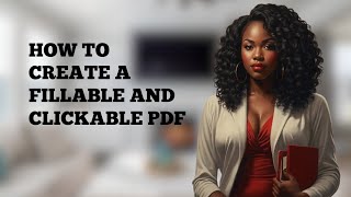 HOW TO CREATE A FILLABLE and CLICK  ABLE PDF CANVA [upl. by Isherwood972]