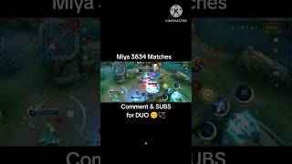 Miya 3834 Matches  ML Season 34 mobilelegends shortgamehighlights [upl. by Velick]