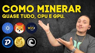 🛑  COMO MINERAR DOGECOIN WINK SHIBA INU E OUTRAS COM PROCESSADOR OU PLACA DE VIDEO [upl. by Issej509]