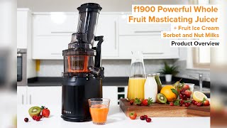 Fridja f1900 Advanced Whole Fruit Juicer  Product Overview [upl. by Euseibbob]