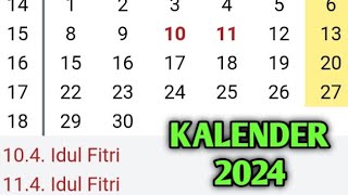 kalender 2024 [upl. by Llerihs]