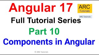 Angular 17 Tutorial 10  Components Overview  Angular 17 Tutorial For Beginners [upl. by Micheline594]