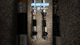 ObiWan Kenobi Toy vs Replica Lightsaber [upl. by Whitelaw485]