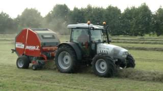 MASCAR TUAREG 555L CUT  Round baler [upl. by Ahsal595]