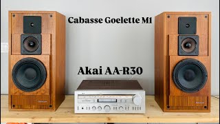 Akai AAR30  Cabasse Goelette M1 [upl. by Yllib]