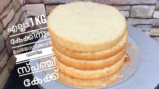 എല്ലാ കേക്കിനും പറ്റുന്ന വാനില സ്പഞ്ച് കേക്ക് vanillaspongecake vanillacake [upl. by Aneeras]