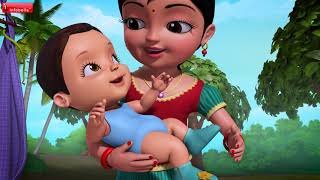 அழும் குழந்தை  Crying Baby  Tamil Rhymes for Children  Infobells [upl. by Ytsud]