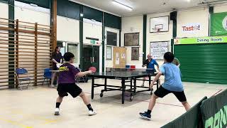 Liam ChauJayden Chau vs Andrew ArmstrongDave Aimson  2425 Liverpool Table Tennis League D3 [upl. by Brendin]