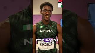 Samuel Ogazi shines for Nigeria in his first ever Olympics appearance paris2024 summerolympics [upl. by Wadell331]