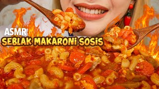 ASMR SEBLAK MAKARONI SOSIS CAD4SS PEDESNYA  ASMR Indonesia [upl. by Yeznil87]