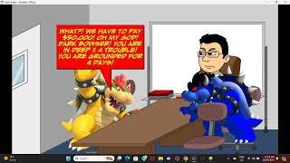 Dark Bowser gets his Dad fined and gets grounded [upl. by Eerdna]