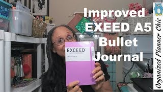 Improved Exceed A5 Bullet Journal Review amp Haul  Walmart Bullet Journal [upl. by Wong]