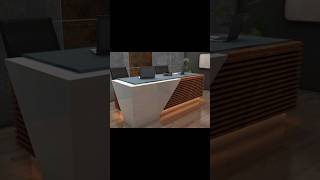 Receptionist counter design office interior [upl. by Hax]