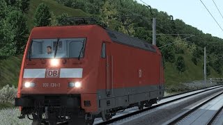 BR101 Notbremsung Neubaustrecke Nürnberg  Ingolstadt Führerstandsmitfahrt Train Simulator 2017 [upl. by Atinas]