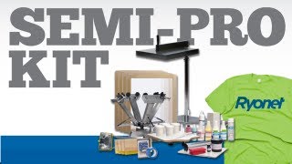 SemiPro 4 Color Silk Screen Printing Kit [upl. by Oinota874]