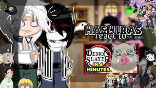 hashiras react to demon slayer in 6 minutes  11  knydemon slayer gc [upl. by Ilka]