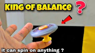 Can phantom orion spin on anything  this beyblade king of balance [upl. by Volnak437]