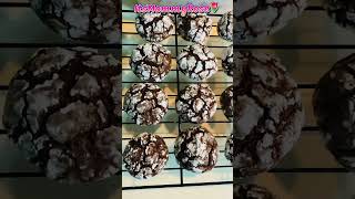 Chocolate Crinkles recipe link at description box shorts viral mukbang yummy chocolate cookies [upl. by Peursem]