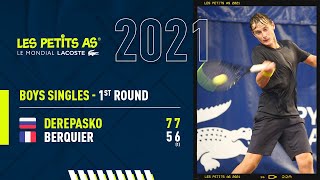 Les Petits As 2021  Boys 1st Round  Alexis Berquier vs Timofei Derepasko [upl. by Jaime]