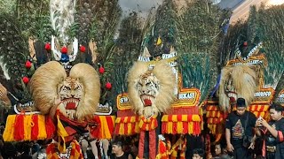 HOREG  Duel TERPANAS 10 DADAK MERAK REOG PONOROGO GUNCANG Desa Bajang Balong [upl. by Ocsisnarf617]