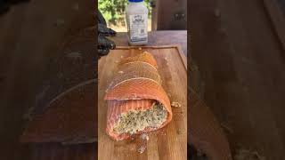 Popper stuffed salmon pinwheels shorts [upl. by Zeret829]