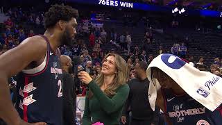 Joel Embiid amp Tyrese Maxey Talks HUGE WIN vs Timberwolves Postgame Interview [upl. by Er]